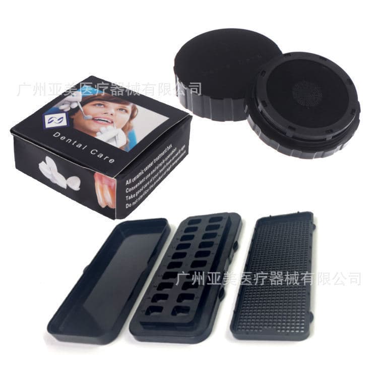 Dental Veneer Storage Box, Cleaning Dental Box, Ice Porcelain Veneer Storage Box, Ice Porcelain Veneer Disinfection Box