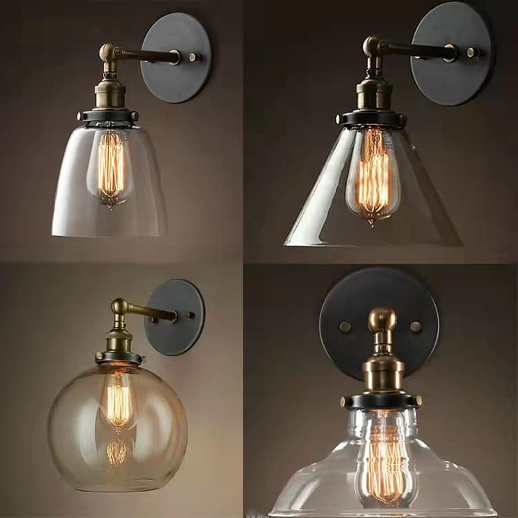 Nordic Wall Lamp Bedroom Bedside Light, Simple Modern American Style Living Room Background Wall Corridor Staircase LED Lighting Fixture
