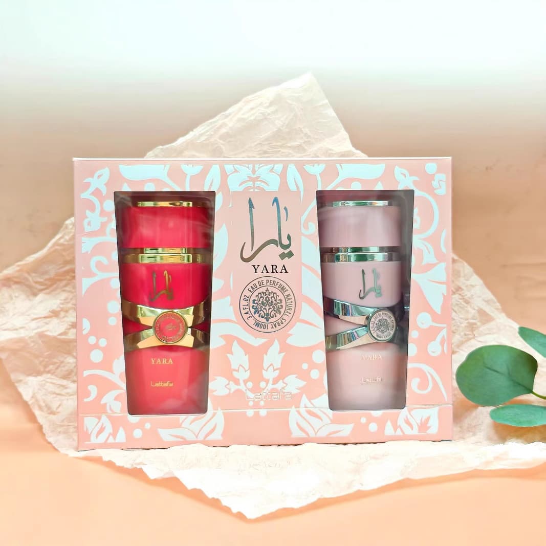 Cross-Border Bestseller LATTAFA YARA Middle Eastern Arabian Pink Perfume Set for Women Long-Lasting