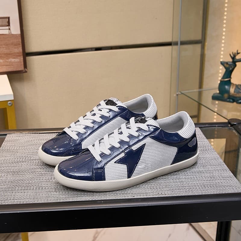 Korean Style GG Star Skate Shoes Fashion Breathable Casual Shoes Flat Shoes Inner Heightening Large Size Couple Men's Women's Trendy Shoes