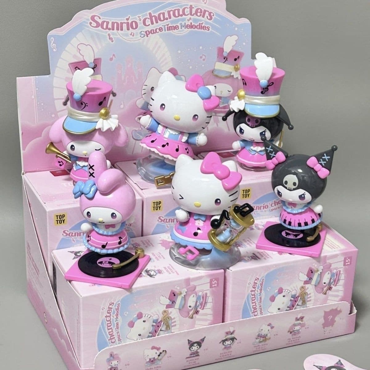 Sanrio family time and space movement series blind box trendy Kurome Melody Hello Kitty ornaments hand-made gift