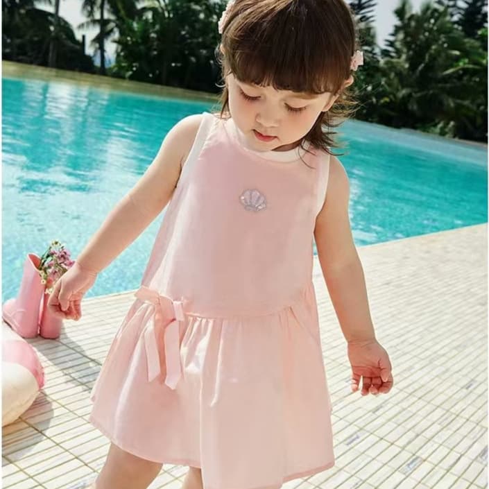 2026 Summer New Children's Dress Girl Baby Princess Dress Summer Kids Cute Floral Dress