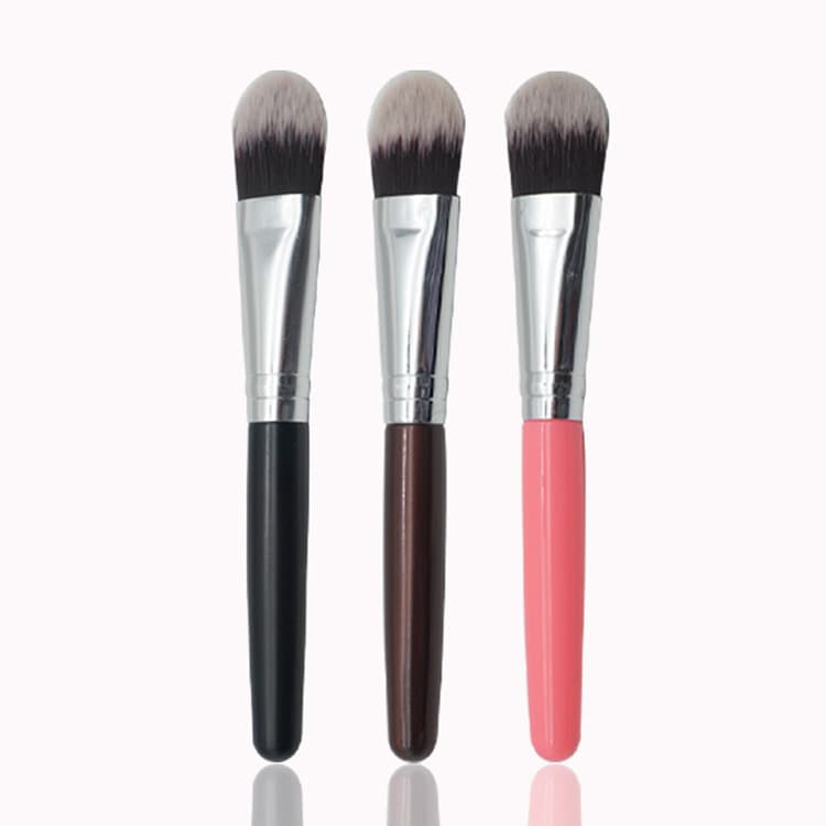 Makeup Brush Round Head Mask Brush Wet Powder Brush Single Beauty Tool Foundation Brush Beginner Makeup Tool