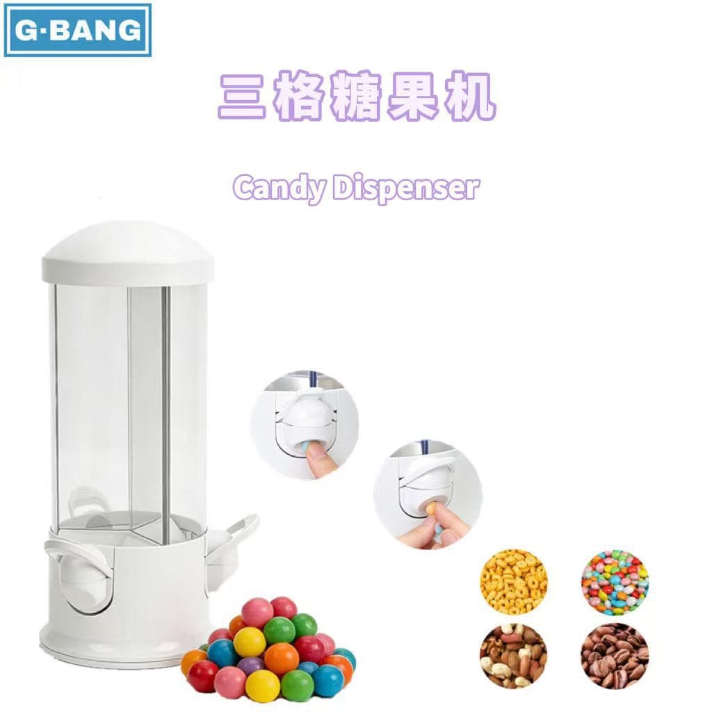 Rotating candy box fun nut dispenser candy and nut dispenser three-in-one candy machine