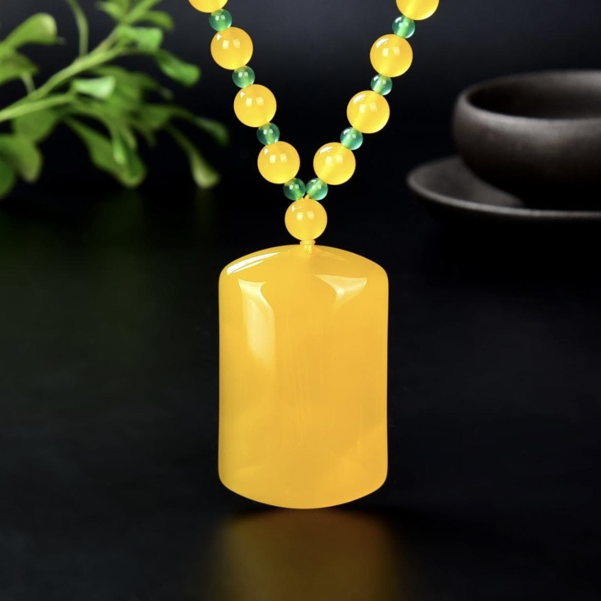 【Wu Shi Amulet WSP01-2】Natural Authentic Jade Wu Shi Amulet, Classic and Versatile, Natural Chalcedony, May All Things Go Smoothly