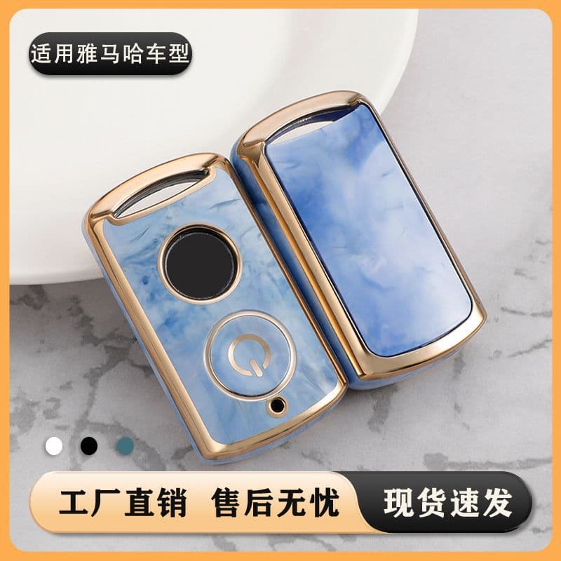 Compatible with Yamaha Motorcycle Key Case for Yamaha Nmax155 Nvx Xmax300 Keychain Cover Personalized