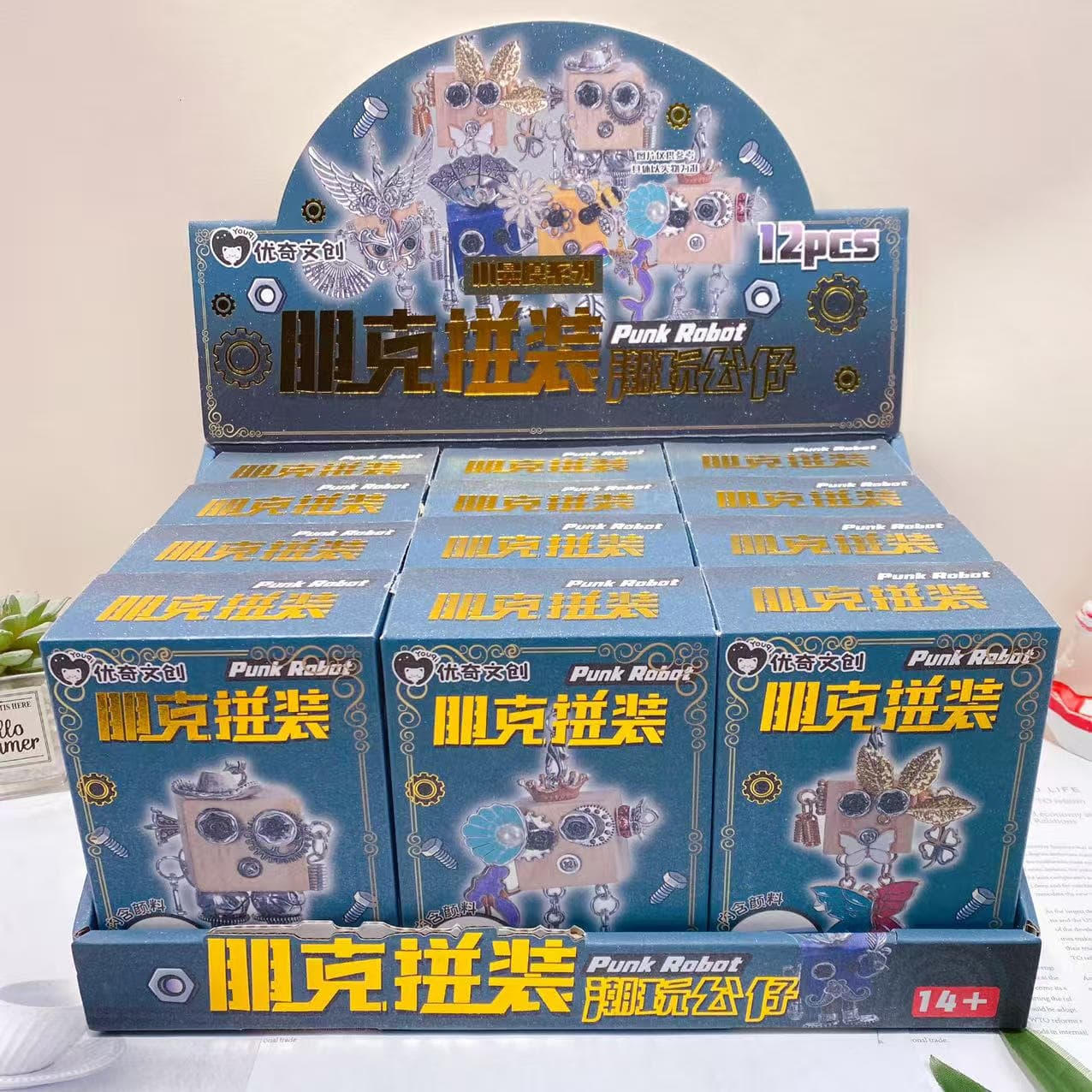 New creative punk diy assembled trendy toy doll Xiaobiga series high-looking children's handmade educational toys