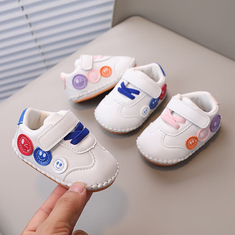 Dropshipping Baby Walking Shoes for Boys and Girls, Cartoon Soft Sole Shoes for 0-1 Year Old, 3-12 Months Newborn Anti-Slip Shoes
