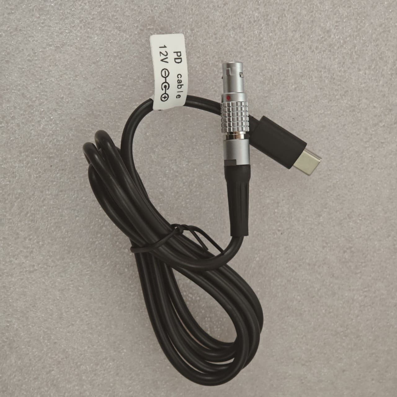 Type C to Lemo 2-pin for Vitec wireless video transmitter, Vislink/Teradek power connection cable