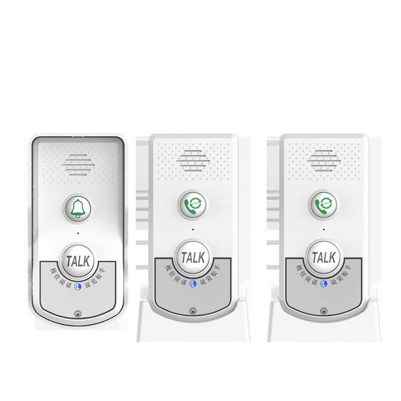 Cross-border Wireless Voice Intercom Doorbell for Home Use with Long-range Two-way Communication and Elderly One-touch Call Feature