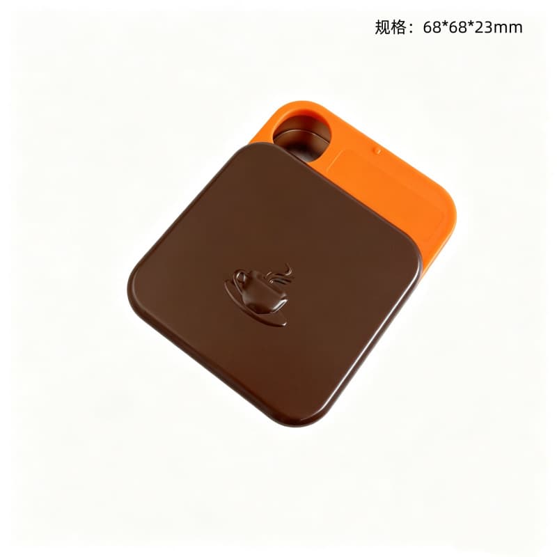 Tinplate sliding lid box sugar-free iced American coffee sugar iron box portable pocket tea coffee square metal box
