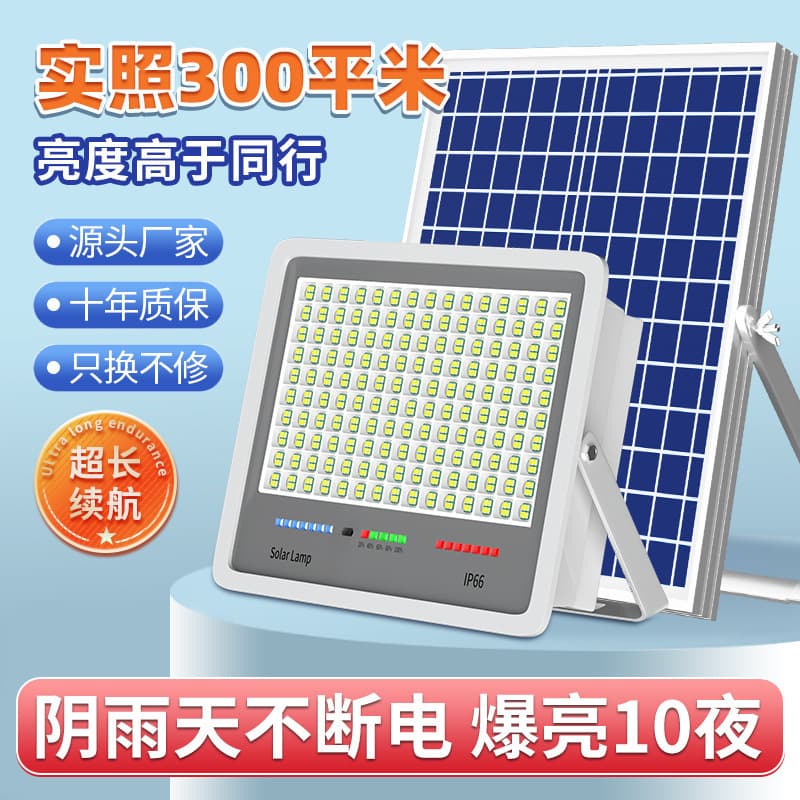 Cross-border Solar Outdoor Courtyard Lights for Home Indoor/Outdoor Use, Waterproof High-power Motion Sensor LED Street Lamps
