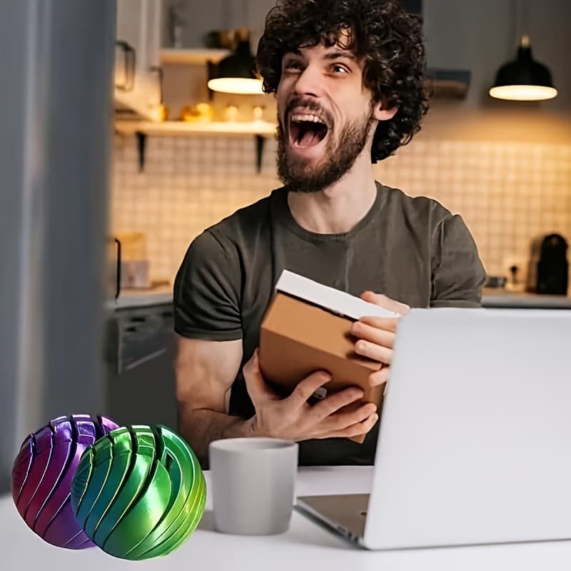 3D Printed Slime Ball Fidget Toy Stress Relief Ball Deformation Ball Round Squeeze Toy