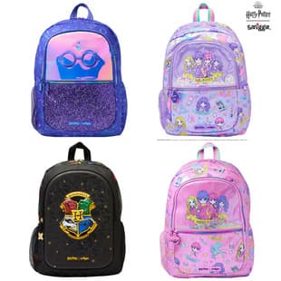 Australian Smiggle Backpack for Primary and Secondary School Students Casual Double-Shoulder Bag Large Capacity Cartoon Outdoor Casual Bag