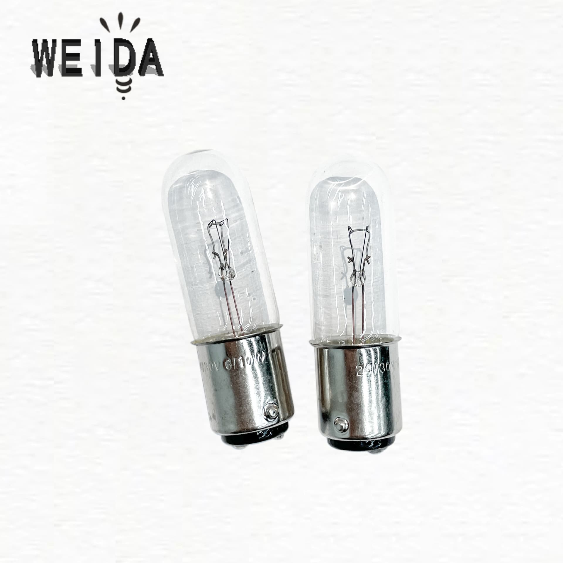BA15DT16 Electrical Instrument Indicator Bulb Tungsten Filament Small Bulb Vehicle and Marine Indicator Bulb Machine Indicator Bulb