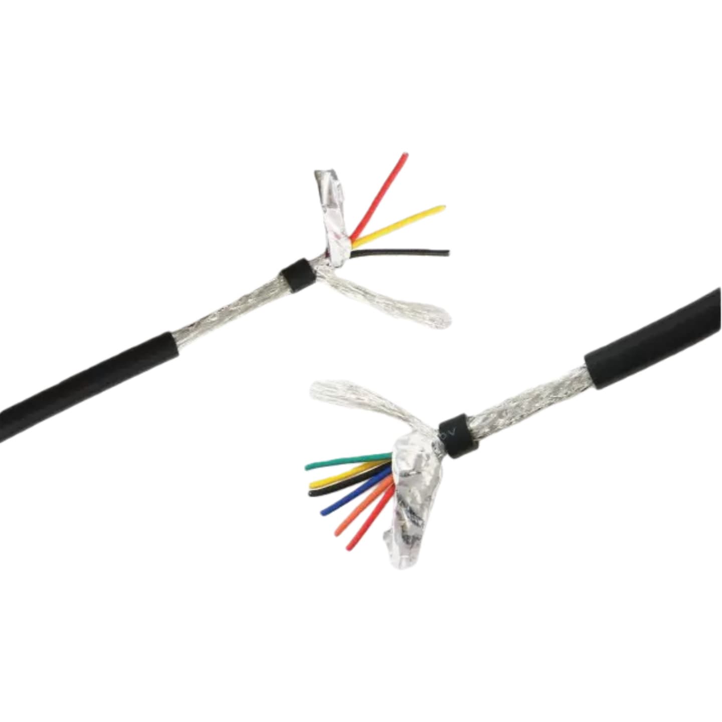 2547 Shielded Cable 24 26 AWG Multi-Core Aluminum Foil Wrapped Signal Data Cable Factory Direct Wholesale Black