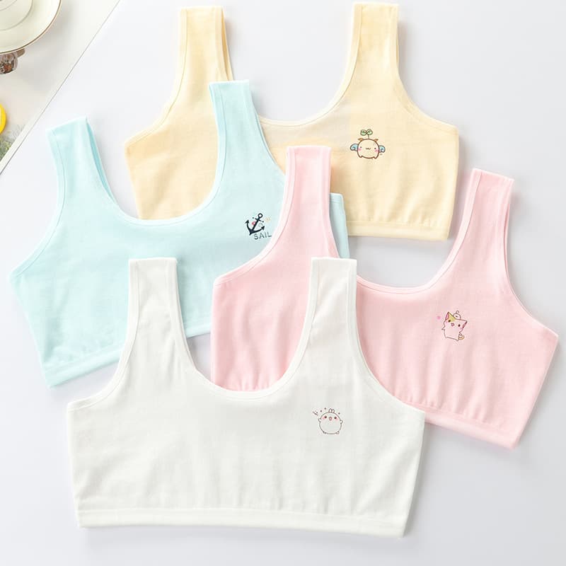 Summer ultra-thin bras for 10-13 year old developing girls