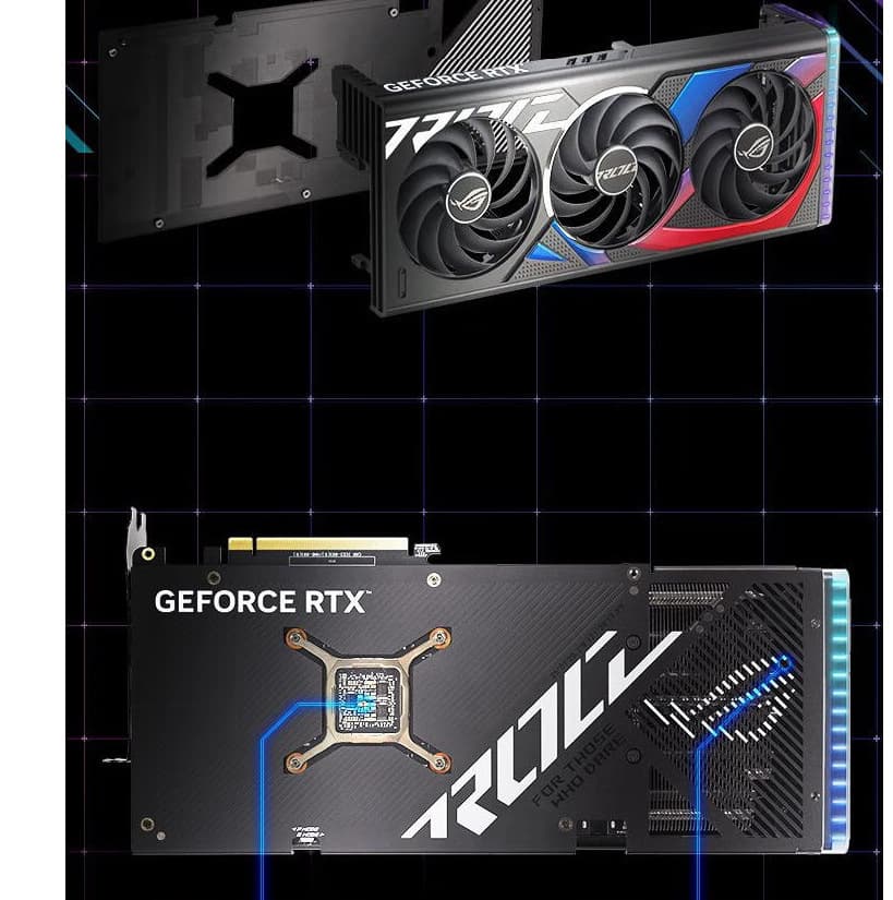 For ASUS DUAL-RTX 4070S-12-EVO Snow Leopard Desktop Computer Host Graphics Card