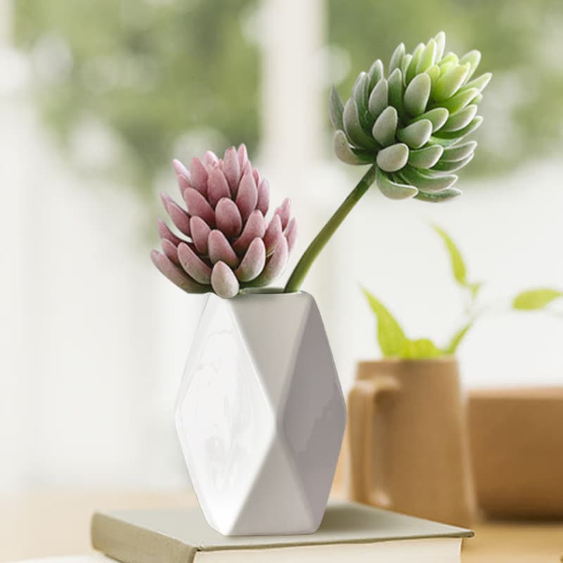 Pumpkin Vase Living Room Artificial Flower Decoration European Modern Minimalist Simulated Flowers Dried Flowers Ceramic Flower Pot