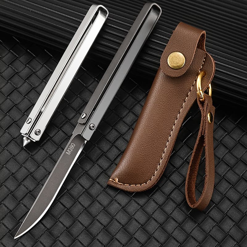 Multi-purpose outdoor camping folding knife Field exquisite folding knife Stainless steel high hardness portable knife