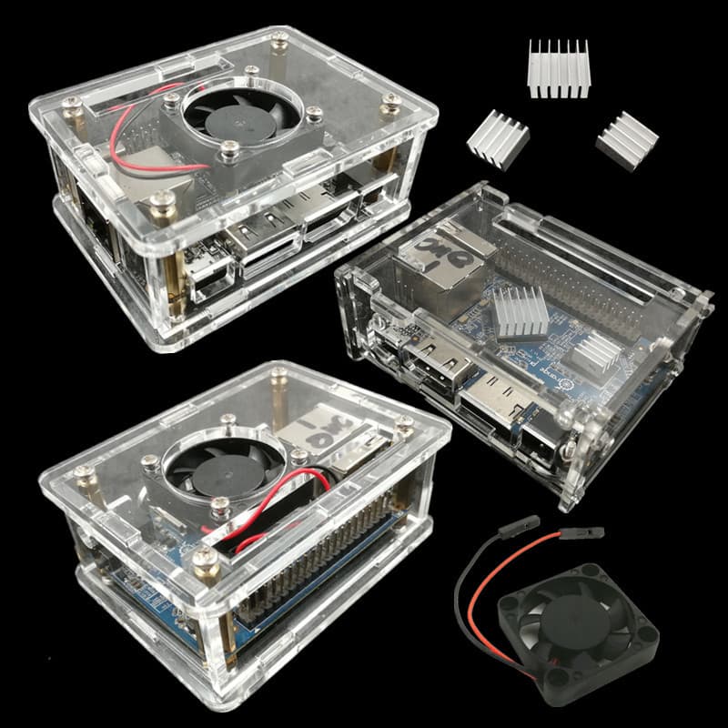 Orange Pi One Development Board Case for Allwinner H3 Embedded One Plus Computer Acrylic Shell