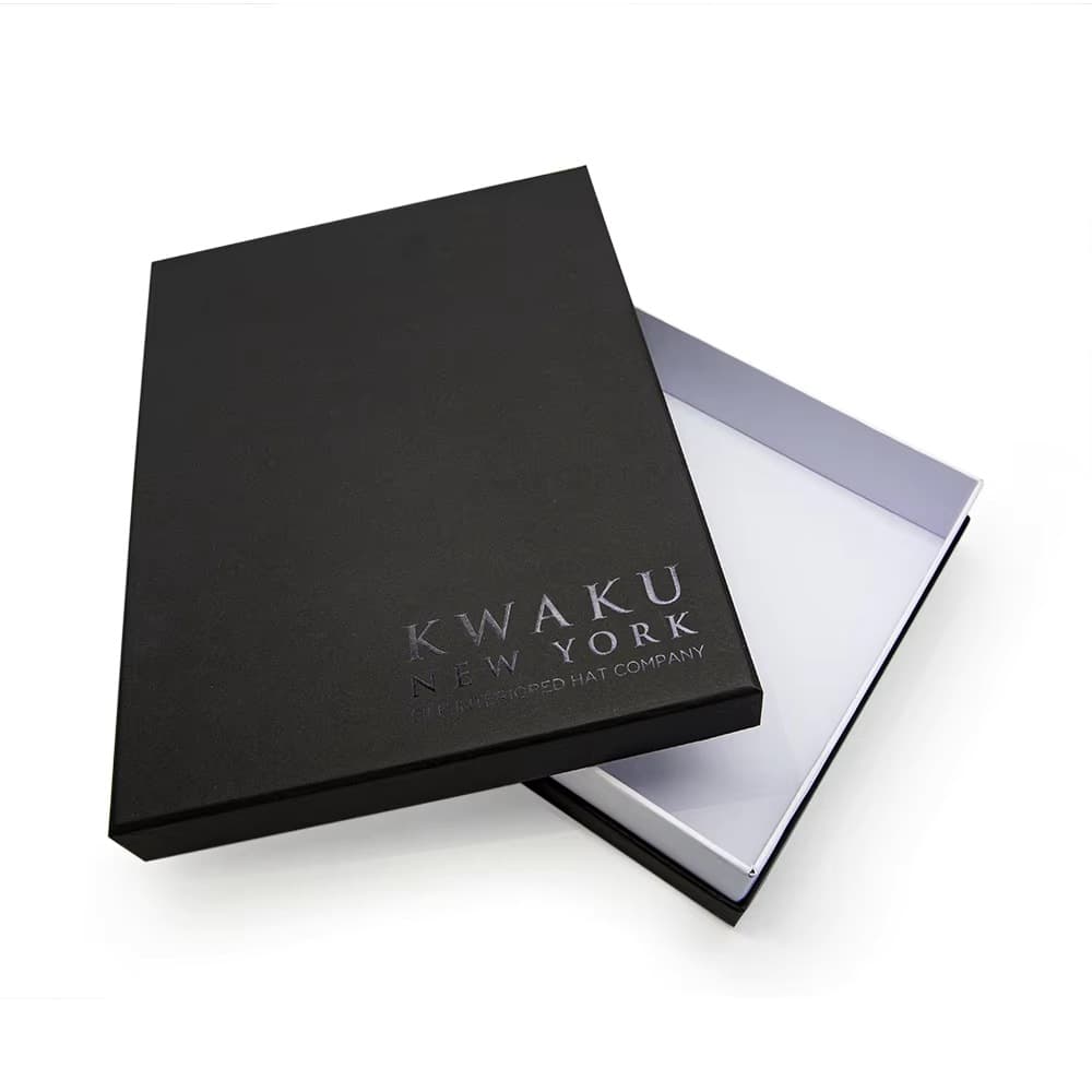 Custom Logo Luxury Black Rigid Cardboard Packaging Paper Gift Box