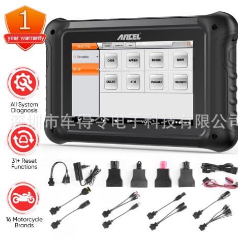 ANCEL MT700 MT500 Full Motorcycle Diagnostic for BMW DUCATI SUZUKI HARLEY