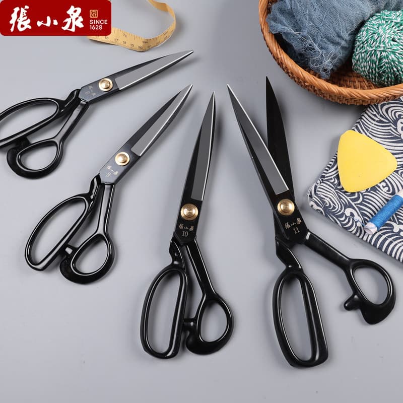 Genuine Zhang Xiaoquan Tailor Scissors Special 8/10inch Household Cloth Cutting and Sewing Scissors Old Brand Durable