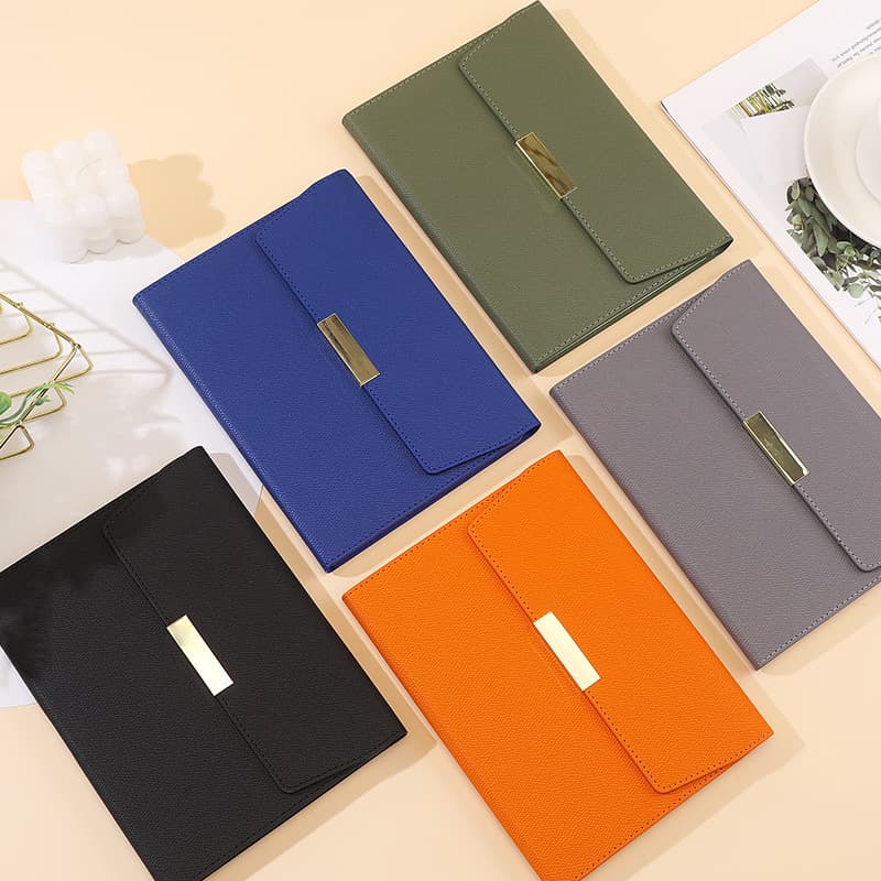 a5 tri-fold notebook with custom logo, business meeting notepad set, gift box, creative souvenir book
