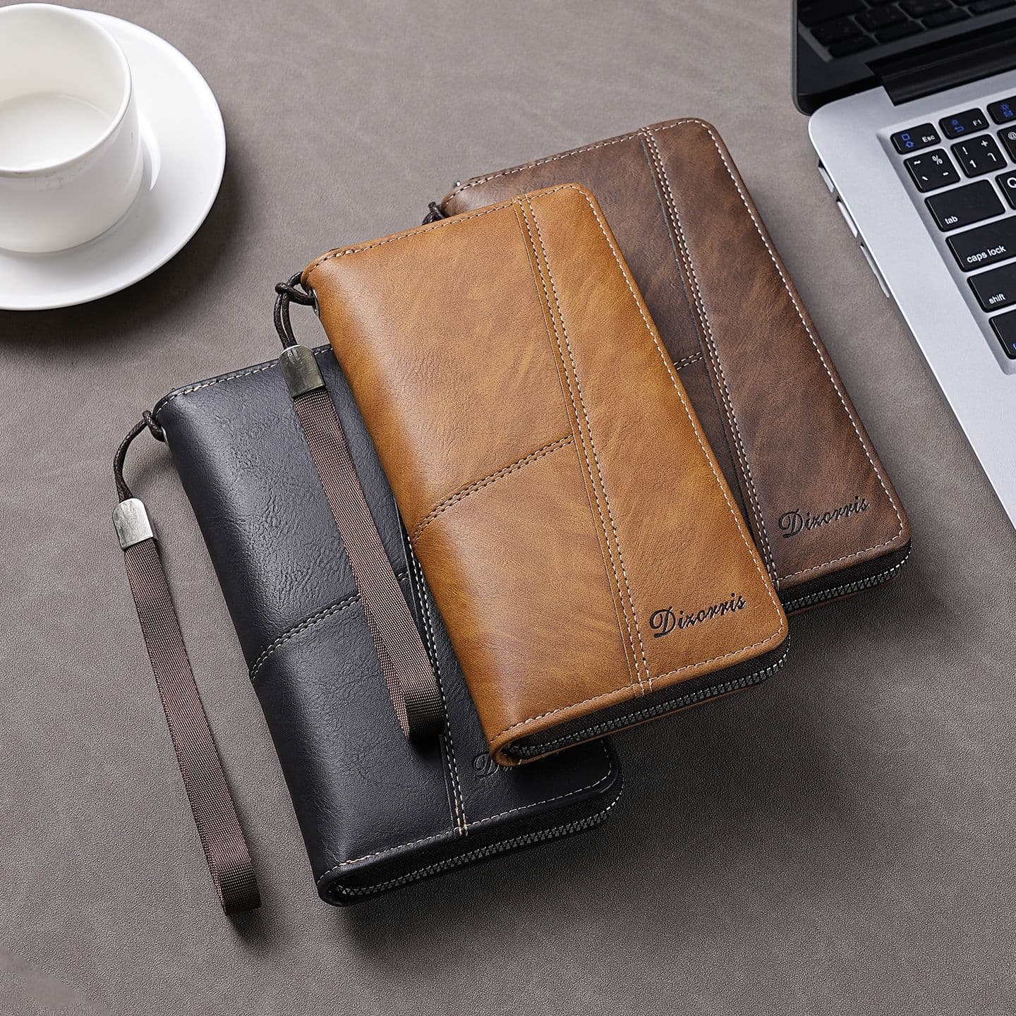 Men's Wallet Clutch Long Wallet Card Holder ID Holder Multi-functional