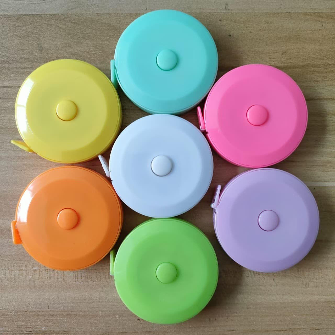 2-meter tape measure for three-way and height measurement, plastic tape measure, portable 2m small soft tape, garment measuring tape with logo gift