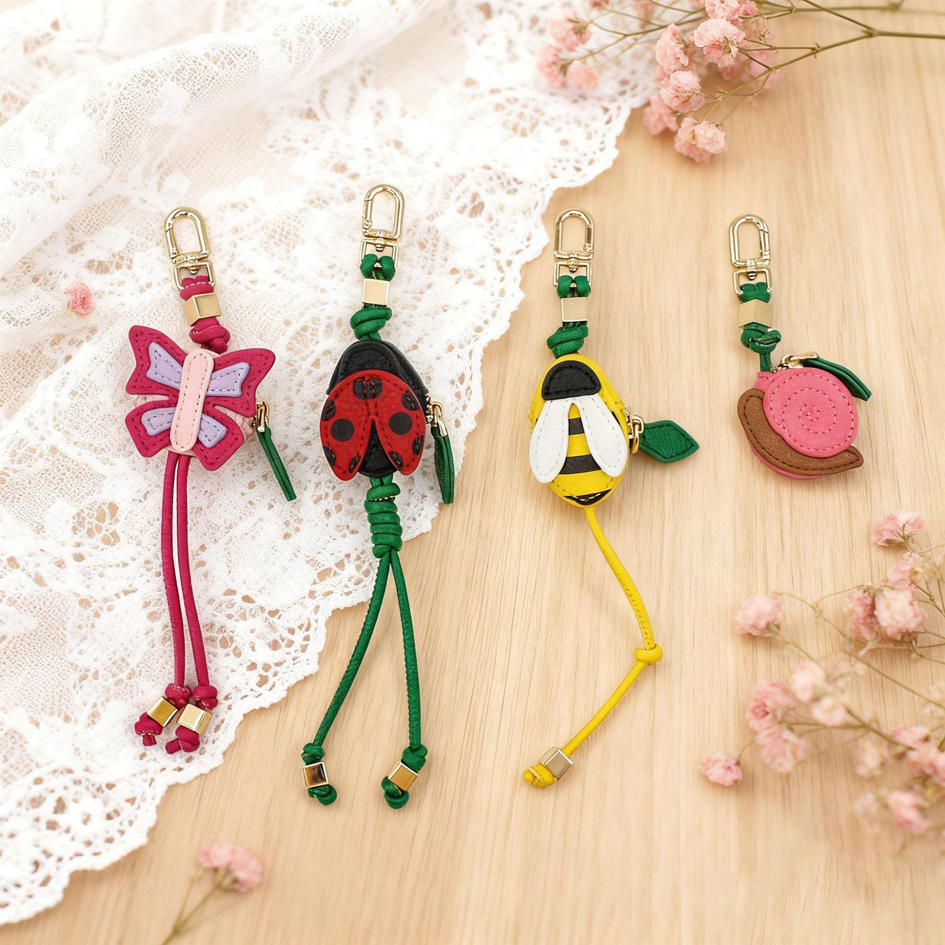 сумка Insect coin purse bee ladybug shape multifunctional coin bag cartoon cute bag pendant