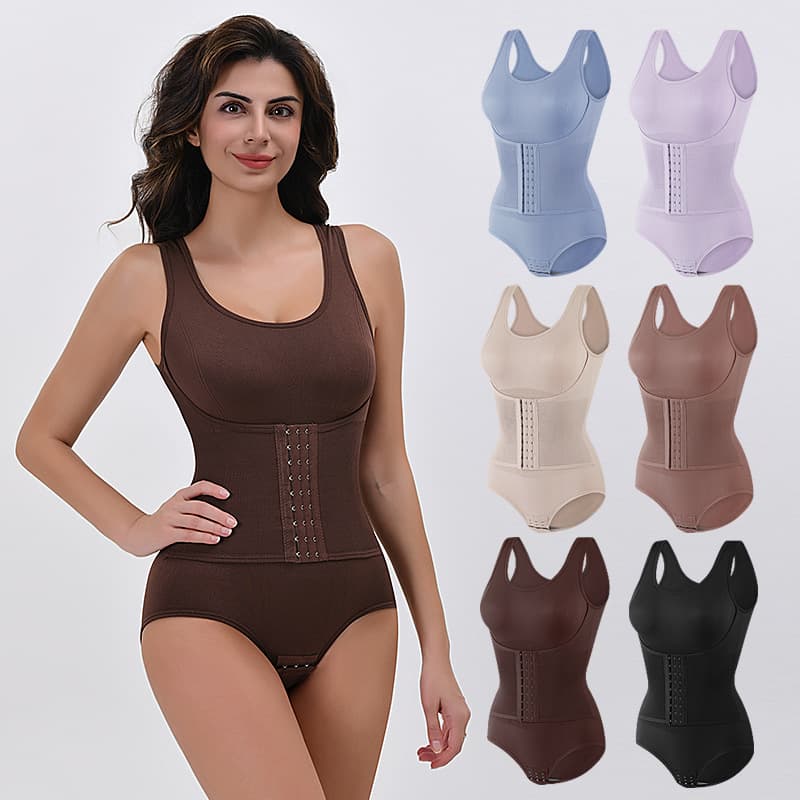 Women's Body Shaping Bodysuit, Waist and Buttocks Firming, Butt Lifting One-Piece Shapewear, Plus Size Waist and Belly Slimming Shapewear