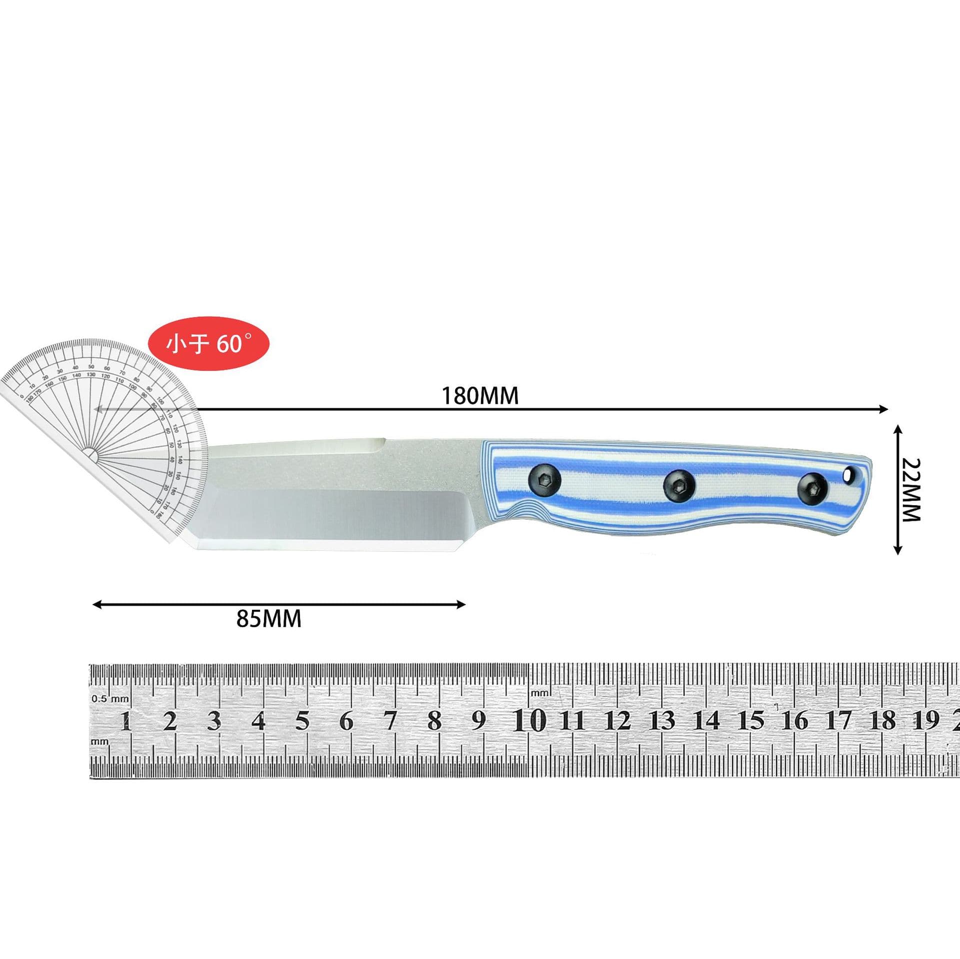 Factory Hot Selling New Cross-border 420HC Outdoor Knife Camping Durable Wear-resistant G10 Handle Outdoor Camping