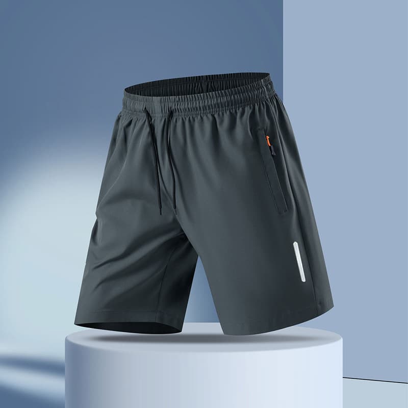 EU Size Summer Ice Silk Five-Inch Shorts Men's Thin Breathable Quick-Dry Shorts Men's Plus Size Student Ice-Feel Shorts Men's