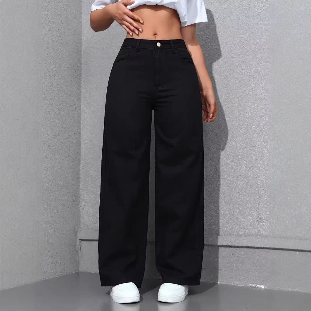 Bestselling Cross-border Amazon AliExpress Men's Jeans Summer High-waist Plus Size Straight-leg Loose Casual Floor-length Pants