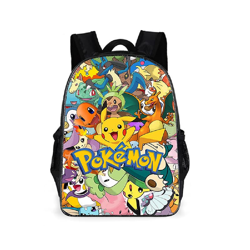Pokemon Pikachu Student Backpack Cartoon Anime Backpack