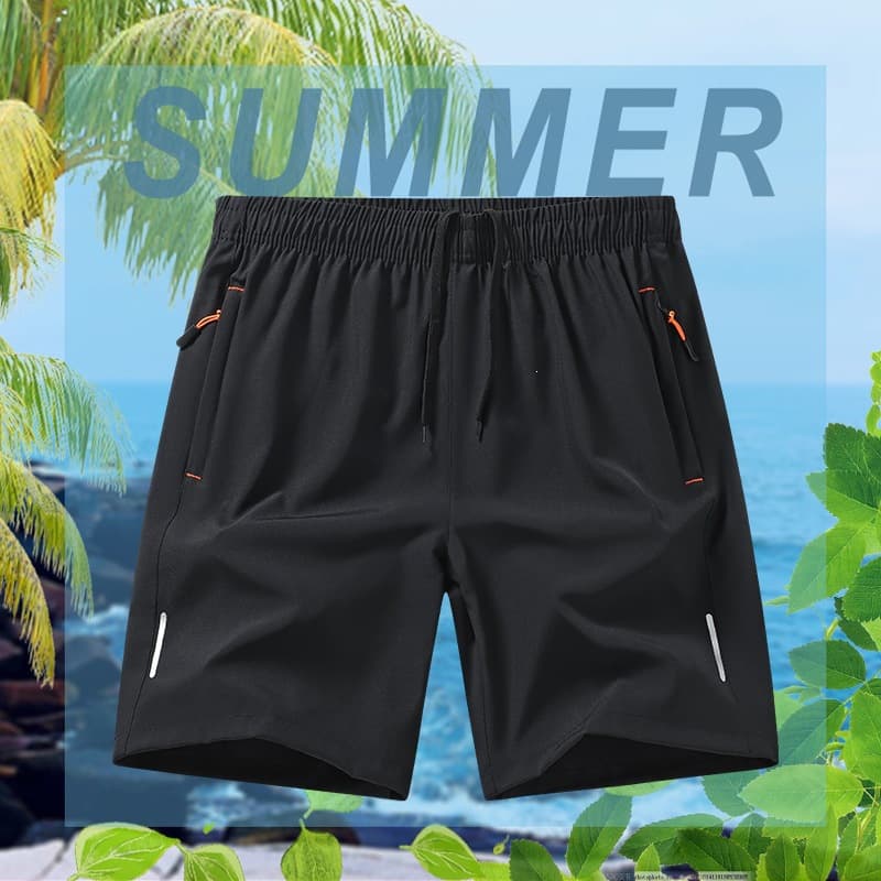 Wow, Thin Style Casual Shorts for Men, Large Size Loose Shorts for Men, Cross-Border Men's Sports Shorts for Summer