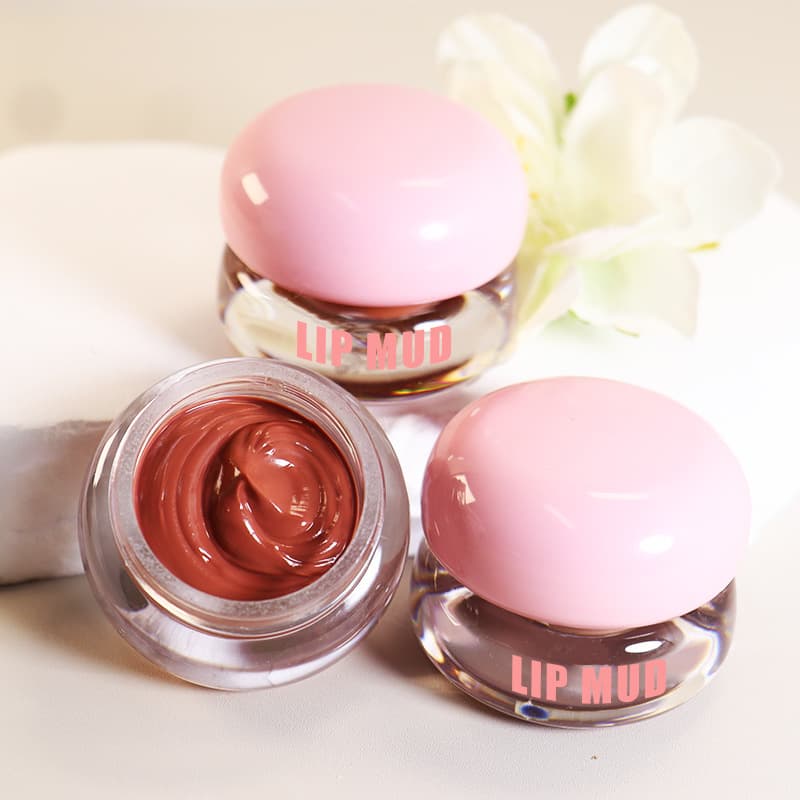 Cross-border no-logo printable matte lip glaze highly pigmented liquid lipstick moisturizing lip oil hydrating lip gloss pudding lip mud