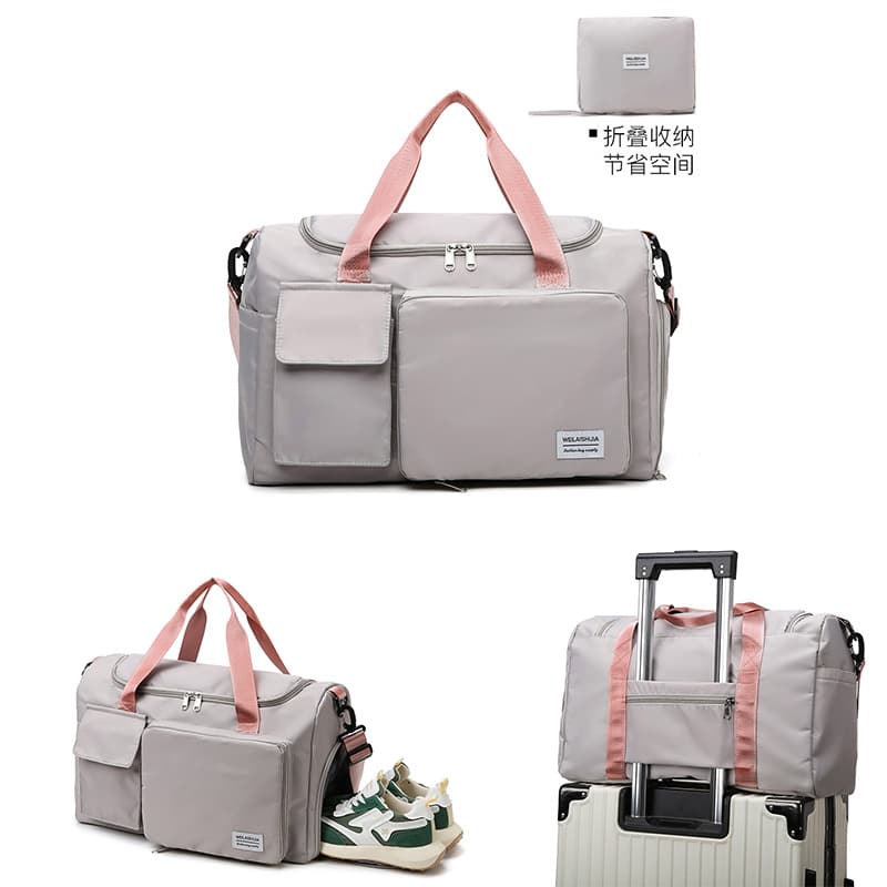 Wholesale New Foldable Large Capacity Short Trip Bag with Dry-Wet Separation, Fitness/Swim Bag, Hand Carry Luggage