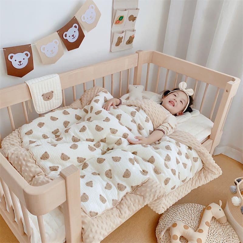 Baby Blanket for Kindergarten Infant Winter Quilt Newborn Baby Bean Blanket