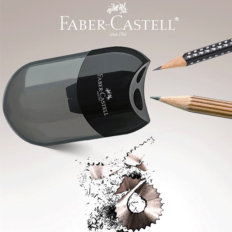 Faber-Castell Germany Double Hole Single Hole Pencil Sharpener for Students Sketching Art