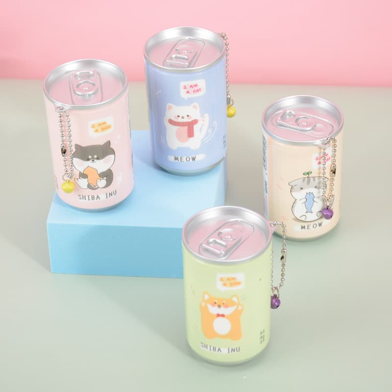 Bottle Creative Mini Portable Cola Can Wipes 30 Count Disposable Bucket Can Pendant for Students