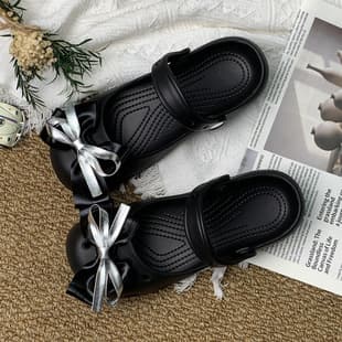 2026 Ballet Croc Sandals Thick Sole Slippers Women Summer Outdoor EVA Anti-Slip Xiaohongshu Douyin Hot Selling Wholesale