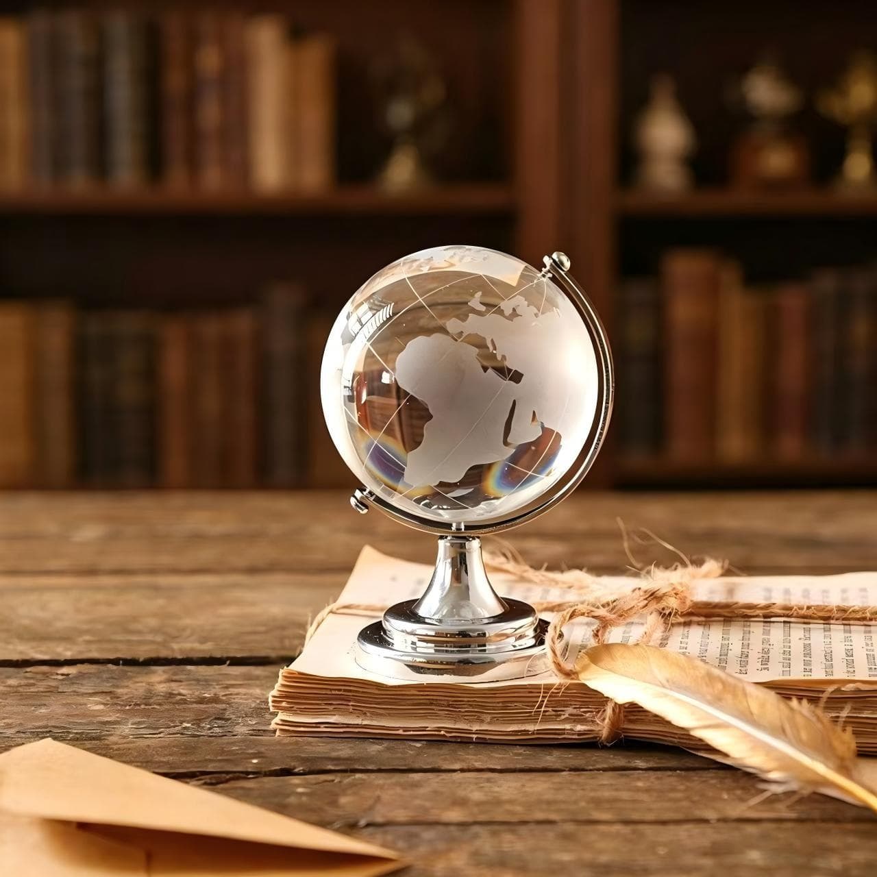 Globe ornaments, crystal crafts, desktop decorations, practical wholesale gifts for students to send to their boyfriends and girlfriends for their birthdays