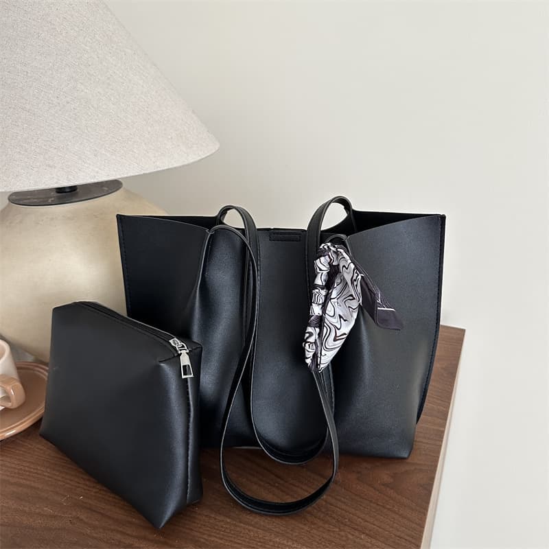 Cross-border retro set bag mother bag tote bag 2024 new commuter versatile large capacity shoulder bag casual women's bag