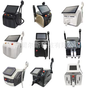 Cross-border Trade Desktop Three-band Soprano Skin Rejuvenation, Eyebrow and Tattoo Removal Multifunctional All-in-One Beauty Machine
