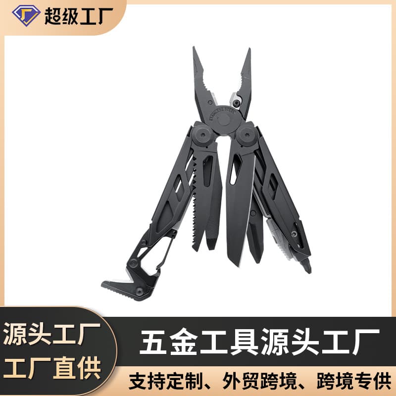 Factory all-steel multifunctional tool pliers folding knife pliers outdoor camping EDC portable emergency repair combination pliers