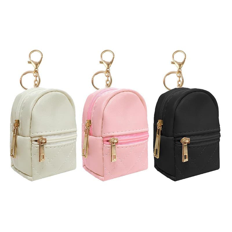 Mini Coin Purse Keychain Pendant Portable Storage Small Bag for Earphones Creative Versatile Accessory Small Wallet Wholesale