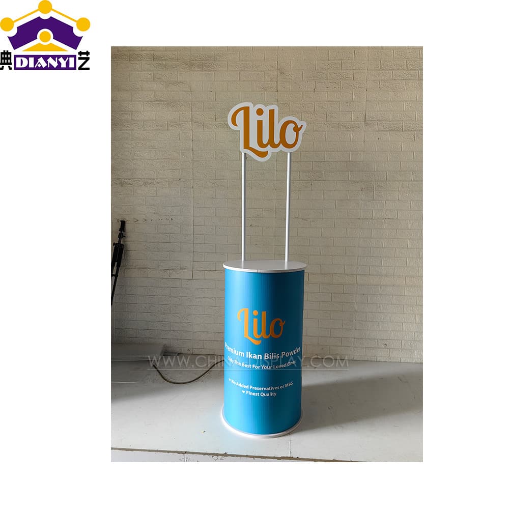 Foreign trade export custom exhibition pop-up store supermarket brand image display tables, detachable portable reception desks.